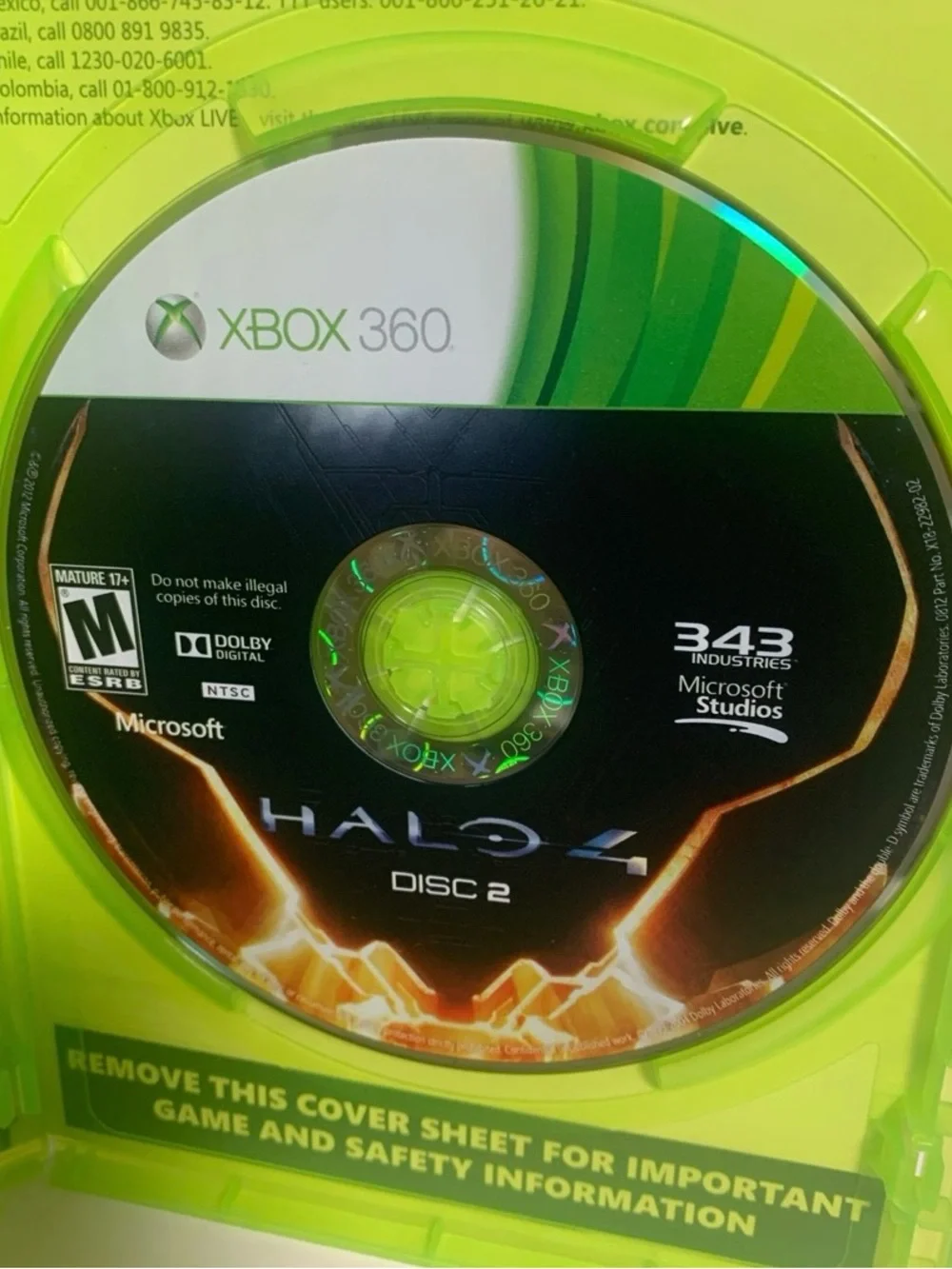 Microsoft Xbox 360 Halo 4 - 2 disc